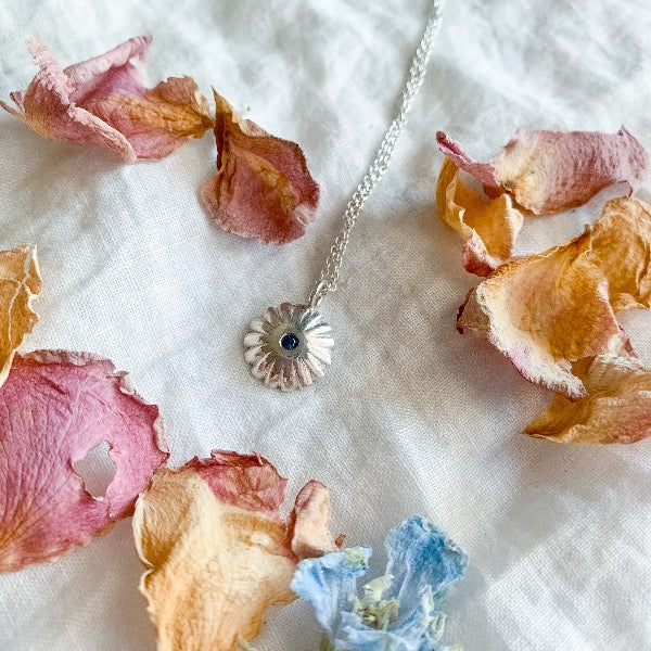 Bloom Pendant (large) - Sterling Silver.