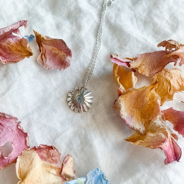 Bloom Pendant (large) - Sterling Silver.