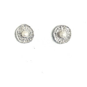 Circle Lace Studs
