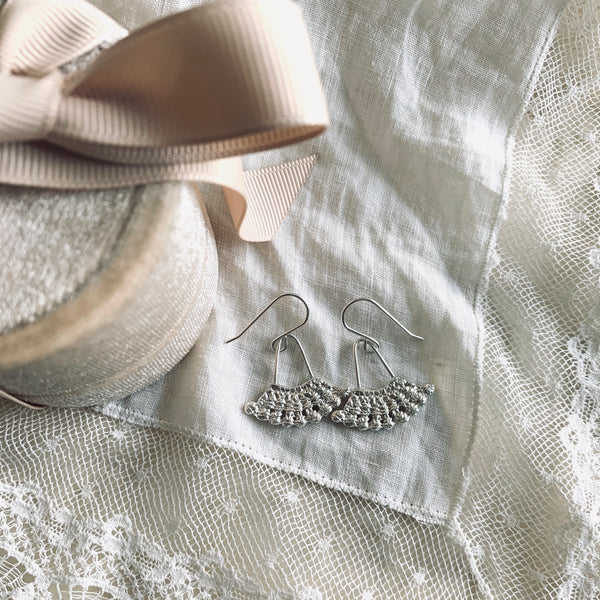 Pom Pom Lace Earrings
