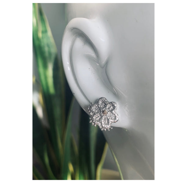 Flower Lace Studs