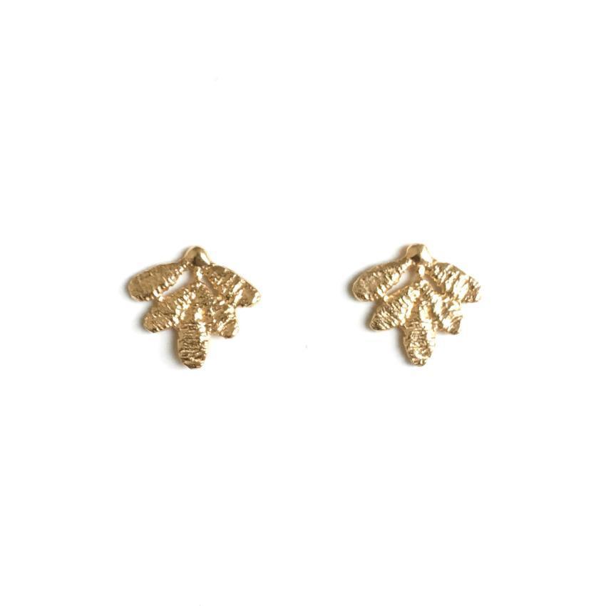 14k Yellow Gold Coraline Earrings